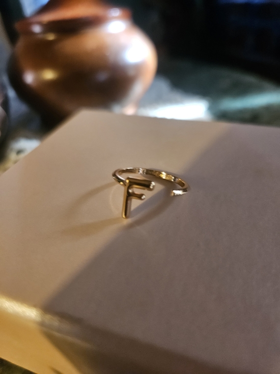 Fendi Jewelry - Fendi Gold 'F' Open Band Ring